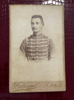 Niort * Photo CDV Cabinet Circa 1880/1900 * Militaire Soldat Du 7ème Régiment * Militaria * Photographe Duburguet - Niort