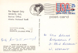 USA - PICTURE POSTCARD 1976 BARROW > GERMANY / *305 - Storia Postale