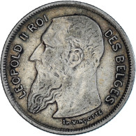 Monnaie, Belgique, Leopold II, 2 Francs, 2 Frank, 1904, TB+, Argent, KM:58.1 - 2 Frank