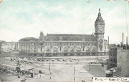 FRANCE - PARIS - Gare De Lyon - Horloge - Animé - Colorisé - Carte Postale Ancienne - Sonstige Sehenswürdigkeiten