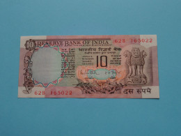 10 Rupees ( Sign. 85 - 62B/165022 ) Bank Of India ( See/voir SCANS ) Used Note XF ! - Indien