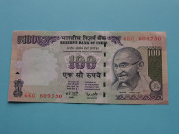 100 Rupees ( 2006 - 6KG 609750) Bank Of India ( See/voir SCANS ) Used Note XF ! - India