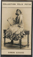 ► Cantatrice  Soprano  Juliette SIMON GIRARD Femme Cigarette éventail Carmen Opéra † Nice- Collection  Felix POTIN 1900 - Félix Potin