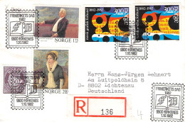 NORWAY - REGISTERED MAIL 1982 KIRKENES > GERMANY / ZG114 - Storia Postale