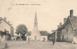 Preuilly * La Place De L'église Du Village * Villageois - Sonstige & Ohne Zuordnung