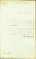 Lettre Signature Autographe LAS Jean Baptiste Gabriel Emmanuel Le Bon De Lapointe Général De Brigade Premier Empire - Autres & Non Classés