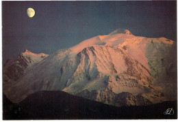 CPM FRANCE 74 HAUTE-SAVOIE DIVERS - Massif Du Mont-Blanc - Lever De Lune Sur Le Géant Des Alpes - Veyrier