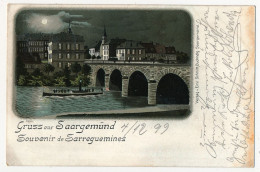 CPA - SARREGUEMINES (Moselle) - Gruss Aus Saargemünd - Souvenir De Sarreguemines - Sarreguemines