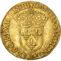 Monnaie, France, Charles IX, Écu D'or Au Soleil, 1563, Paris, TTB+, Or - 1560-1574 Karl IX.