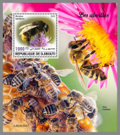 DJIBOUTI 2023 MNH Bees Bienen S/S I - OFFICIAL ISSUE - DHQ2326 - Abeilles