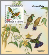 DJIBOUTI 2023 MNH Hummingbirds Kolibris S/S I - OFFICIAL ISSUE - DHQ2326 - Colibrì