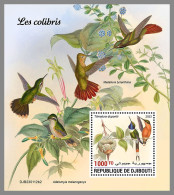 DJIBOUTI 2023 MNH Hummingbirds Kolibris S/S II - OFFICIAL ISSUE - DHQ2326 - Hummingbirds