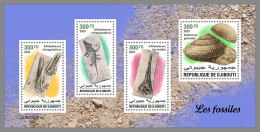 DJIBOUTI 2023 MNH Fossils Fossilien M/S - IMPERFORATED - DHQ2326 - Fossils
