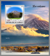 DJIBOUTI 2023 MNH Volcanoes Vulkane S/S I - IMPERFORATED - DHQ2326 - Volcans