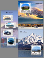 DJIBOUTI 2023 MNH Volcanoes Vulkane M/S+2S/S - IMPERFORATED - DHQ2326 - Volcans