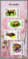 DJIBOUTI 2023 MNH Bees Bienen M/S - IMPERFORATED - DHQ2326 - Abeilles