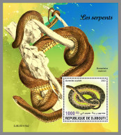 DJIBOUTI 2023 MNH Snakes Schlangen S/S II - IMPERFORATED - DHQ2326 - Serpents