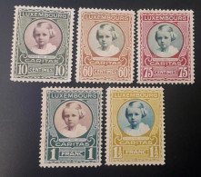 1928 Marie-Adelaide Yv 209 - 213 MH - Otros & Sin Clasificación