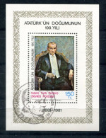 TÜRKISCH-ZYPERN Block 2, Bl.2 Canc. - Kemal Atatürk - TURKISH CYPRUS / CHYPRE TURQUE - Used Stamps