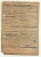 DOCUMENTO ASSICURAZIONE GERMANIA 1949 AL 1951  - Historische Documenten