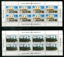 TÜRKISCH-ZYPERN 197-198 KB Canc. - Eisenbahn, Railway, Chemin De Fer - TURKISH CYPRUS / CHYPRE TURQUE - Used Stamps