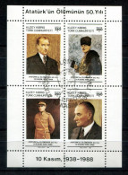 TÜRKISCH-ZYPERN Block 6, Bl.6 Canc. - Kemal Atatürk - TURKISH CYPRUS / CHYPRE TURQUE - Used Stamps