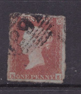 GB Victoria Penny Red Imperf -  Rough 'margins' - Oblitérés