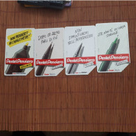 4 Cards Pentel Pensiero Used  Rare - Openbare Reclame