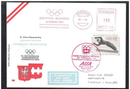 Olympische Spelen 1964 , Oostenrijk - F.D.C - Hiver 1964: Innsbruck
