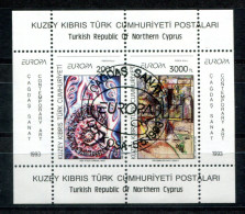 TÜRKISCH-ZYPERN Block 12, Bl.12 Canc. - Zeitgenössische Kunst, Contemporary Art - TURKISH CYPRUS / CHYPRE TURQUE - Gebraucht