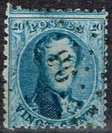 Belgique - 1863 - Y&T N° 15 A Oblitéré 96 Dinant - 1849-1865 Medaillen (Sonstige)