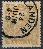 Belgique - 1884 - Y&T N° 50 Oblitéré Landen - 1849-1865 Medaillons (Varia)