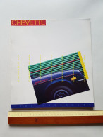 Chevrolet Chevette 1.6 - 1.8 Diesel 1986 Depliant Brochure Originale USA - Voitures