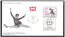 Olympische Spelen 1964 , Oostenrijk - F.D.C - Hiver 1964: Innsbruck