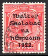 1922 Thom 1d With Reversed Q For O (late Stage), Fine Cds Used, Cancel Leaves The Variety Nicely Clear, Free Of Faults - Gebraucht