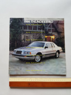 Ford Thunderbird - Elan - Turbo Coupè 1985 Depliant Brochure Originale USA - Voitures