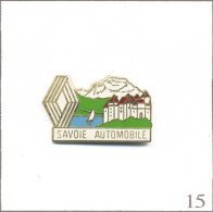 Pin's Automobile - Renault / Concession “Savoie Automobile“. Est. Alpes Trophées. EGF. T957-15 - Renault