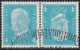 Germany 1932 Sc 367a Deutschland Mi K9 Tête-bêche Pair From Booklet Used - Booklets