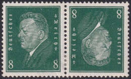 Germany 1928 Sc 370a Deutschland Mi K12 Tête-bêche Pair From Booklet MH* - Booklets