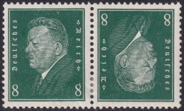 Germany 1928 Sc 370a Deutschland Mi K12 Tête-bêche Pair From Booklet MH* - Postzegelboekjes