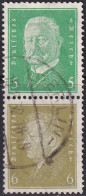 Germany 1928 Sc 368-9 Deutschland Mi S42 Se-tenant Pair From Booklet Used Berlin Cancel - Carnets