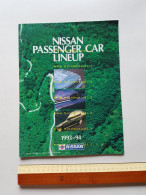 Nissan Passenger Car LineUp Produzione 1993-94 Depliant Originale USA - Voitures