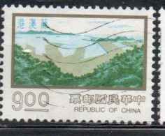 CHINA REPUBLIC CINA TAIWAN FORMOSA 1976 MAJOR CONSTRUCTION PROJECTS SU-AO PORT 9$ USED USATO OBLITERE' - Usati