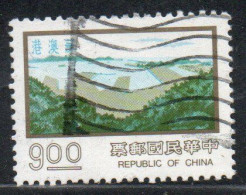 CHINA REPUBLIC CINA TAIWAN FORMOSA 1976 MAJOR CONSTRUCTION PROJECTS SU-AO PORT 9$ USED USATO OBLITERE' - Oblitérés