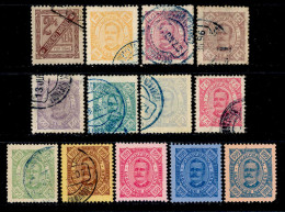 ! ! Lourenco Marques - 1893 D. Carlos (Complete Set) - Af. 01 To 13 - Used - Lourenco Marques