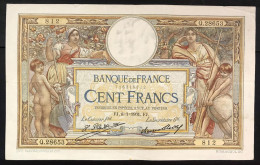 Francia France 100 Francs 08 01 1931 Taglietto Bb Lotto 4601 - 5 F 1943-1947 ''Berger''