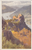 D796) AGGSTEIN - Donau Dampfschiffahrtsgesellschaft Wien - 1921 Signiert Rud. Schmidt - Wachau