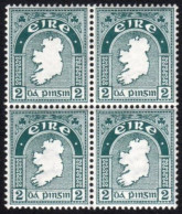 1922 2d With Wmk. Inv. & Reversed Block Of 4, U/m Mint And Perfectly Centred, One Of The Finest Blocks Surviving. - Nuovi