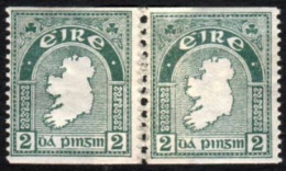 1934 2d Horizontally Imperforate Coil-join Pair With Perf. 11 Patch From Waste Remainders, U/m Mint, Very Rare. - Neufs