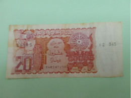 Billet De 20 Dinars Algeriens - Algeria